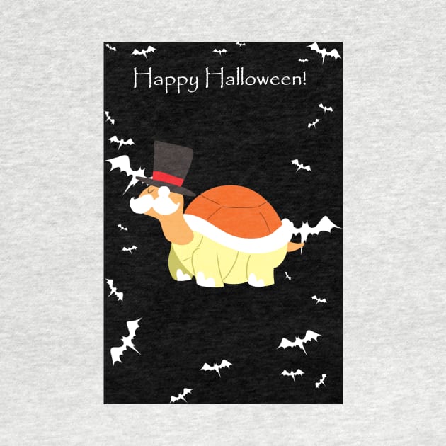 "Happy Halloween" Spooky Dapper Turtle by saradaboru